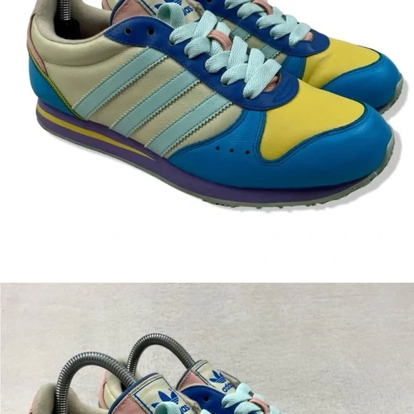 Adidas Low-Top Pastel Multi Color 2007 Athletic Sneakers Womens Size 8 Shoes - Picture 4 of 4